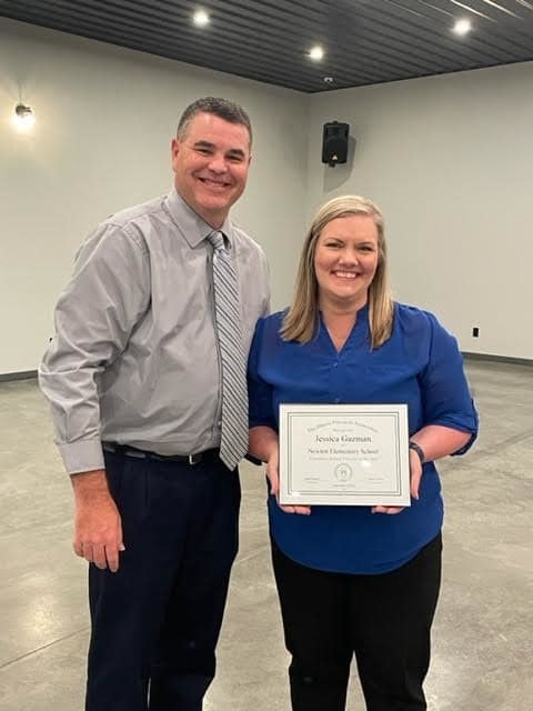 Mrs. Guzman awarded the IPA Wabash Region Elementary Principal of the Year.