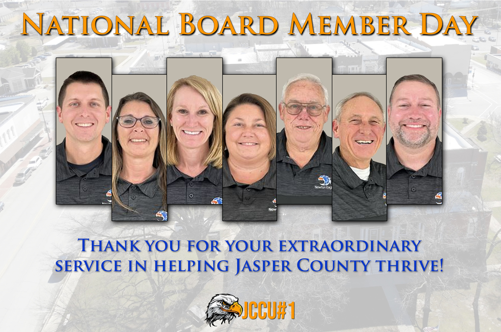 National Board Member Day. Thank you for your extraordinary service in helping Jasper County thrive!