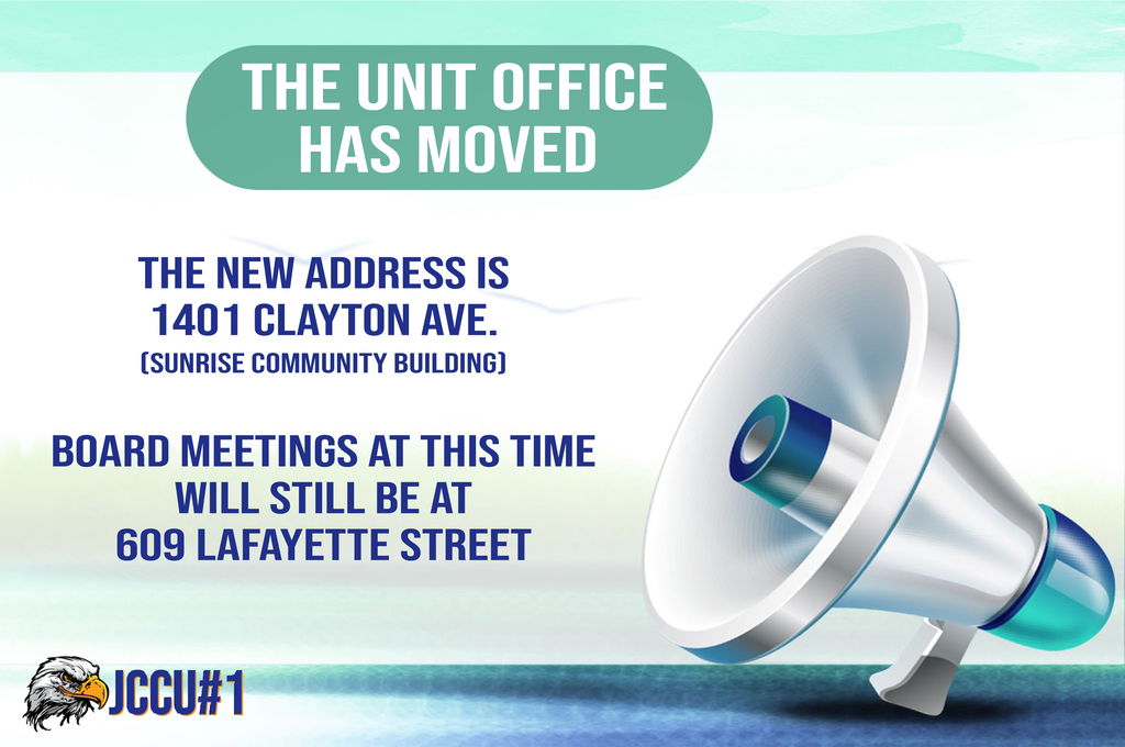 The Unit Office has moved