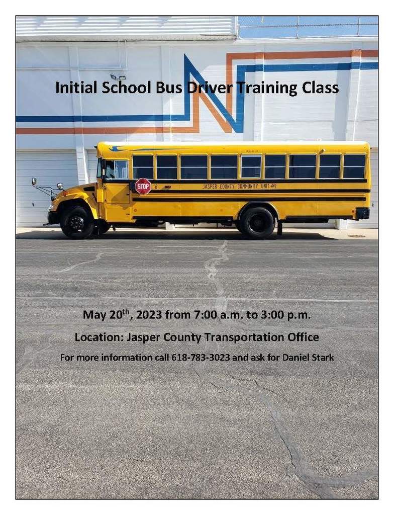 Initial School Bus Driver Training Class